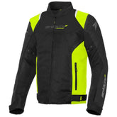SEVENTY DEGREES SD-JR48 CHAQUETA DE MOTO VERANO NEGRO AMARILLO FLOU