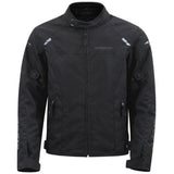 SEVENTY DEGREES SD-JR65 INVIERNO CHAQUETA DE MOTO RACING HOMBRE NEGRO