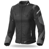 SEVENTY DEGREES SD-JR71 INVIERNO CHAQUETA DE MOTO RACING MUJER NEGRO GRIS