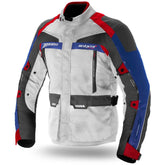 SEVENTY DEGREES SD-JT43 CHAQUETA DE MOTO INVERNO TOURING HOMBRE HEILO ROJO AZUL