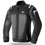 SEVENTY DEGREES SD-JT46 CHAQUETA DE MOTO VERANO TOURING MUJER NEGRO GRIS