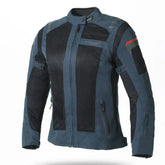 SEVENTY DEGREES SD-JT58 CHAQUETA DE MOTO VERANO TOURING MUJER AZUL MARINO NEGRO