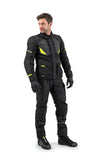 SHIMA RUNNER TEXTILE CHAQUETA HOMBRE BLACK/AMARILLO FLUO