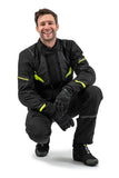 SHIMA RUNNER TEXTILE CHAQUETA HOMBRE BLACK/AMARILLO FLUO