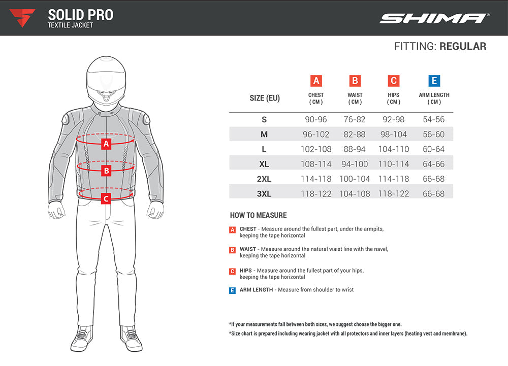 SHIMA SOLID PRO JACKET BLACK
