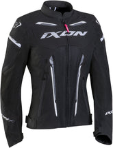 IXON STRIKER AIR LD Mujer Textil Moto Chaqueta Negro Antracita Blanco
