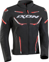 IXON STRIKER AIR Moto Textil Hombre Chaqueta Negro Rojo Blanco