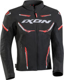 IXON STRIKER AIR Moto Textil Hombre Chaqueta Negro Rojo Blanco
