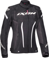 IXON STRIKER ROADSTER Textil Mujer Moto Chaqueta Blanco Negro
