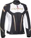 IXON STRIKER ROADSTER Textil Mujer Moto Chaqueta Negro Oro