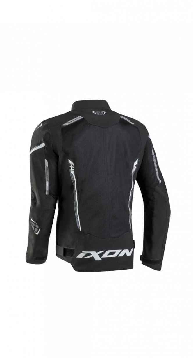 IXON STRIKER AIR Moto Textil Hombre Chaqueta Negro Blanco