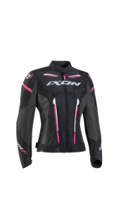IXON STRIKER AIR WPL Mujer Textil Chaqueta Moto Negro Antracita Fushia
