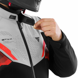 SHIMA STX AIR JAQUETES DE MOTO HOMES GRIS VERMELL