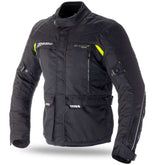 SEVENTY DEGREES SD-JT41 INVIERNO CHAQUETA DE MOTO TOURING HOMBRE NEGRO AMARILLO FLUOR