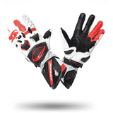 SPYKE Tech Pro Racing Man Guantes Blanco/Negro/Rojo