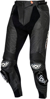IXON VENDETTA EVO HOMBRE MOTO PANTALONES CUERO NEGRO