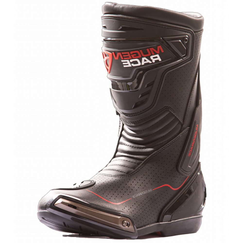 MUGENRACE BOT-MNR-2393 Speed Sportbike Botas Negro/Blanco