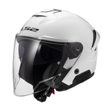 LS2 OF618 VERSO II CASCO DE MOTO SOLID BLANCO