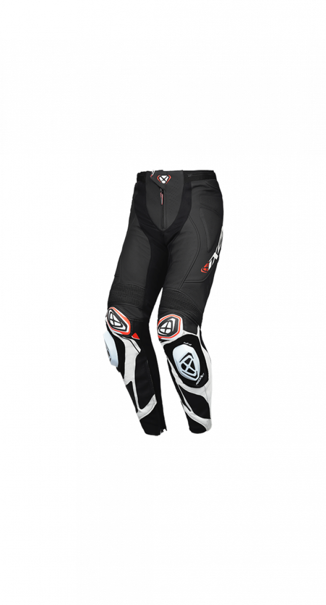 IXON VORTEX 3 PANTALÓN ATLÉTICO BUQUE INSIGNIA DE MOTOGP NEGRO BLANCO