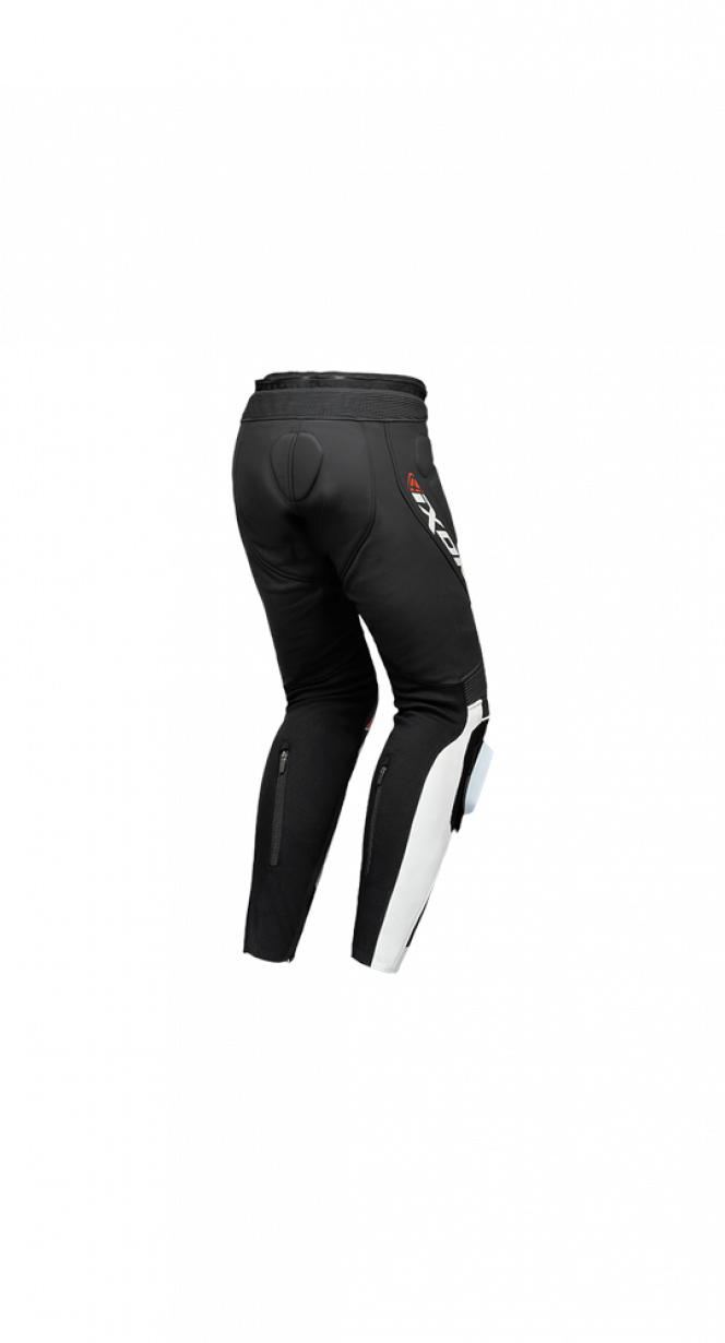 IXON VORTEX 3 PANTALÓN ATLÉTICO BUQUE INSIGNIA DE MOTOGP NEGRO BLANCO