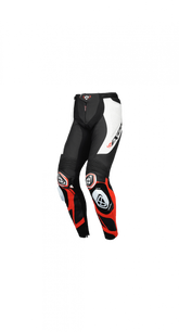 IXON VORTEX 3 PANTALÓN ATLÉTICO BUQUE INSIGNIA MOTOGP NEGRO BLANCO ROJO