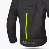 SHUA - Chaqueta Text Gravity Mesh Lady Negro/Amarillo fluor - SECURTEX MOTOR S.L (t/a MaximoMoto)