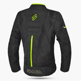 SHUA - Chaqueta Text Gravity Mesh Lady Negro/Amarillo fluor - SECURTEX MOTOR S.L (t/a MaximoMoto)