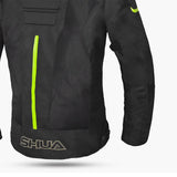 SHUA - Chaqueta Text Gravity Mesh Lady Negro/Amarillo fluor - SECURTEX MOTOR S.L (t/a MaximoMoto)