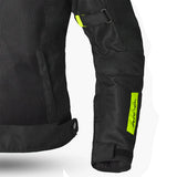 SHUA - Chaqueta Text Gravity Mesh Lady Negro/Amarillo fluor - SECURTEX MOTOR S.L (t/a MaximoMoto)