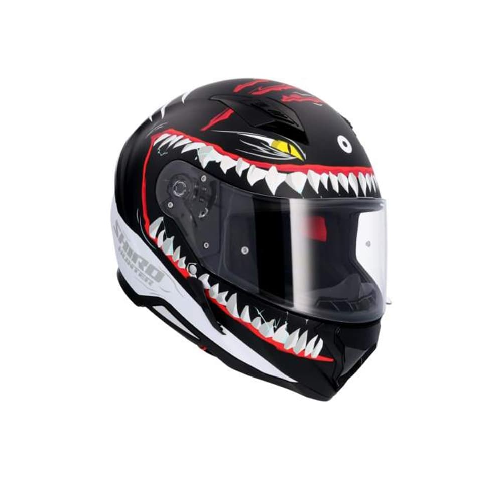 SHIRO CASCO HUNTER SHARK NG MATE