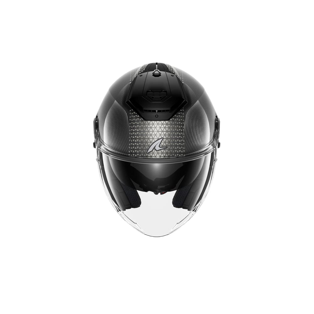 SHARK RS JET CARBON IKONIK Carbono Negro Cromado Casco