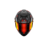 SHARK SPARTAN RS SHAYTAN Integral Casco Negro Mate Rojo Antracita