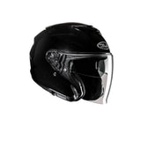 HJC i31Casco Abierto Para Moto De Calle Semimate Negro