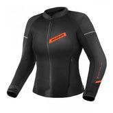 SHIMA X MESH 2.0 JAQUETES DE MOTO SENYORA NEGRE VERMELL