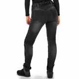 SHIMA ZENITH JEANS DE MOTO SENYORA NEGRE