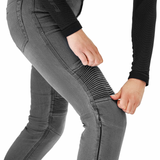 SHIMA ZENITH JEANS DE MOTO SENYORA GRIS