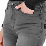 SHIMA ZENITH JEANS DE MOTO SENYORA GRIS