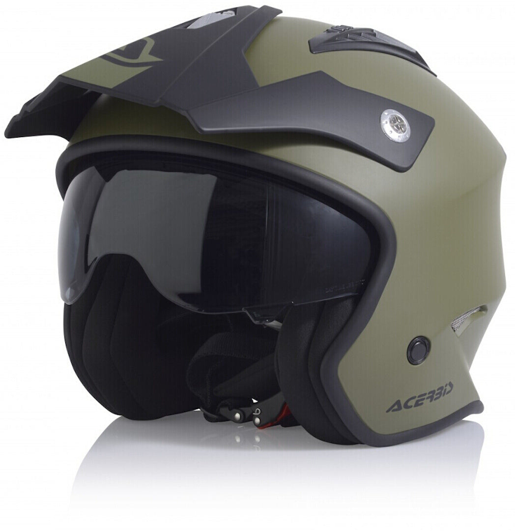 ACERBIS CASCO JET ARIA 2206 VERDE MILITAR