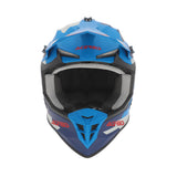 ACERBIS LINEAR 22-06 MOTOCROSS CASCO DE MOTO AZUL ROSSO