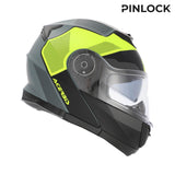 ACERBIS CASCO SEREL 22.06 NEGRO AMARILLO FLOU