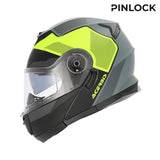 ACERBIS CASCO SEREL 22.06 NEGRO AMARILLO FLOU