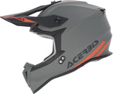 ACERBIS LINEAR 22-06 SOLID COLOR 130 CASCO MOTOCROSS DE MOTO GRIS