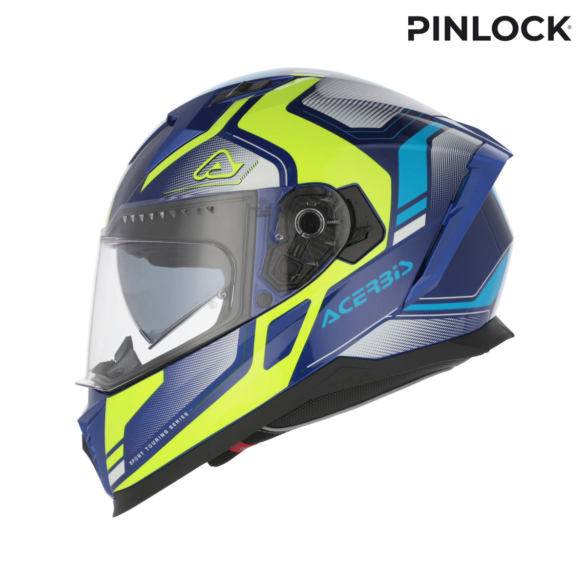 ACERBIS X-WAY GRAPHIC 210 CASCO AVENTURO DE MOTO AZUL AMARILLO
