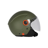 ACERBIS - CASCO JET BREZZA VERDE MILITAR