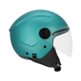 ACERBIS CASCO JET BREZZA METALLIC	TURQUESA
