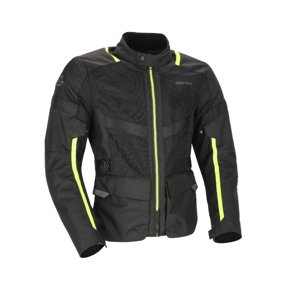 ACERBIS RAMSEY VENTED LONG DE HOMBRE NEGRO AMARILLO