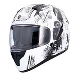 SHIRO Casco Trueno SH-667 Funky Blanco/Mate - SECURTEX MOTOR S.L (t/a MaximoMoto)