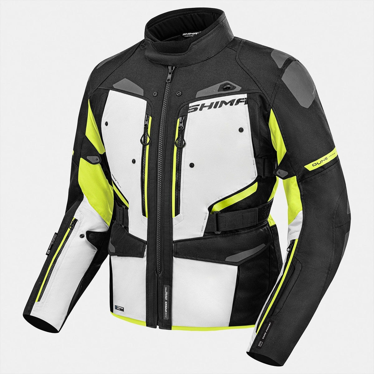 SHIMA DUNE TEXTILE JAQUETES DE MOTO HOMES GROC
