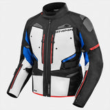 SHIMA DUNE TEXTILE JAQUETES DE MOTO HOMES NEGRE BLANC BLAU