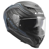 LS2 FF807 DRAGON SUBIC CASCO DE MOTO AZUL PETROLEO AZUL